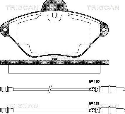 Triscan 8110 38180 - Jarrupala, levyjarru inparts.fi