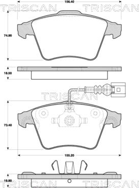 Triscan 8110 29059 - Jarrupala, levyjarru inparts.fi