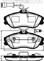 Magneti Marelli BP0933 - Jarrupala, levyjarru inparts.fi