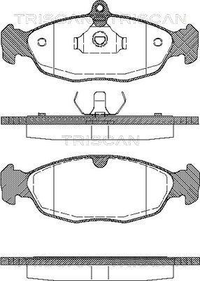 Triscan 8110 24957 - Jarrupala, levyjarru inparts.fi