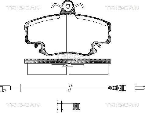 Triscan 8110 25005 - Jarrupala, levyjarru inparts.fi