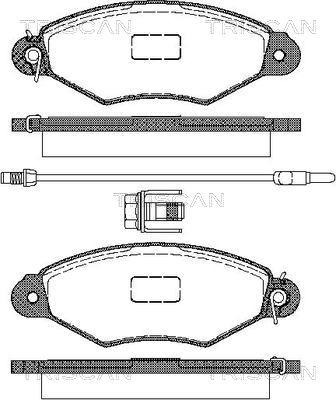 Triscan 8110 25015 - Jarrupala, levyjarru inparts.fi