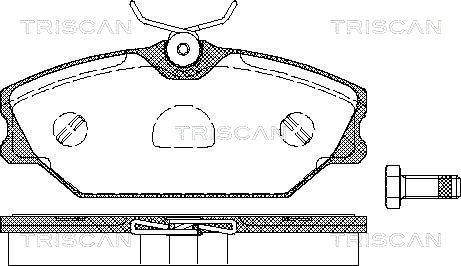 Triscan 8110 25011 - Jarrupala, levyjarru inparts.fi