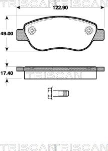 Triscan 8110 25022 - Jarrupala, levyjarru inparts.fi