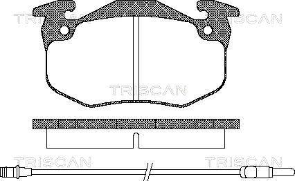 Triscan 8110 25131 - Jarrupala, levyjarru inparts.fi