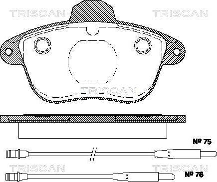 Triscan 8110 28968 - Jarrupala, levyjarru inparts.fi