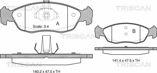 Triscan 8110 28007 - Jarrupala, levyjarru inparts.fi