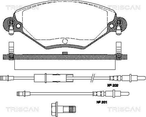 Triscan 8110 28019 - Jarrupala, levyjarru inparts.fi