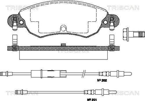 Triscan 8110 28016 - Jarrupala, levyjarru inparts.fi