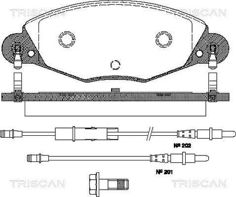 Triscan 8110 28018 - Jarrupala, levyjarru inparts.fi