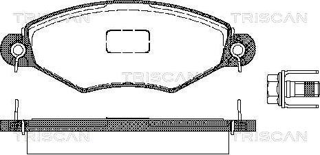 Triscan 1100-0986495244 - Jarrupala, levyjarru inparts.fi