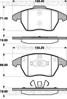 Triscan 8110 28038 - Jarrupala, levyjarru inparts.fi