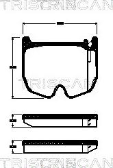 Triscan 8110 23040 - Jarrupala, levyjarru inparts.fi