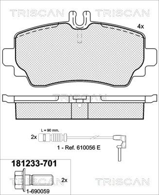 Triscan 8110 23022 - Jarrupala, levyjarru inparts.fi