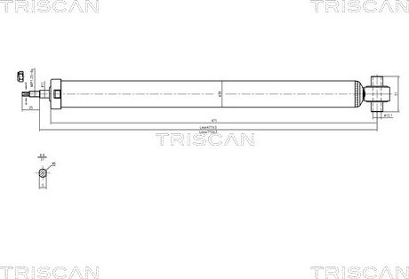 Triscan 8705 50202 - Iskunvaimennin inparts.fi