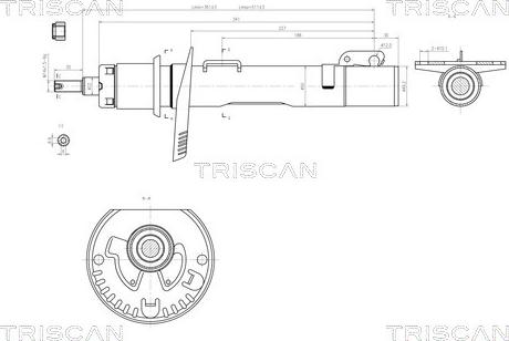 Triscan 8705 29102 - Iskunvaimennin inparts.fi