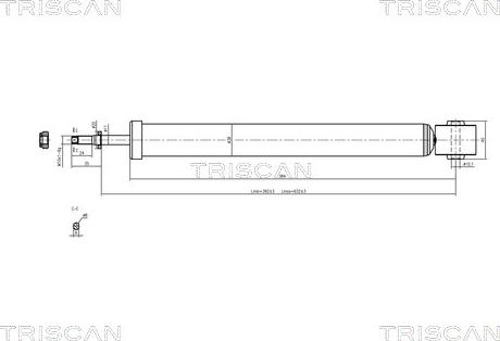 Triscan 8705 29202 - Iskunvaimennin inparts.fi