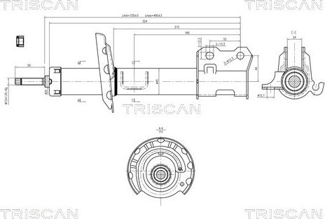 Triscan 8705 24106 - Iskunvaimennin inparts.fi