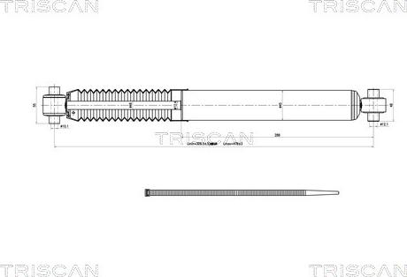 Triscan 8705 28204 - Iskunvaimennin inparts.fi