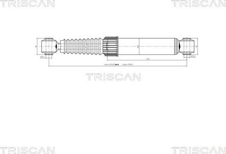 Triscan 8705 28202 - Iskunvaimennin inparts.fi