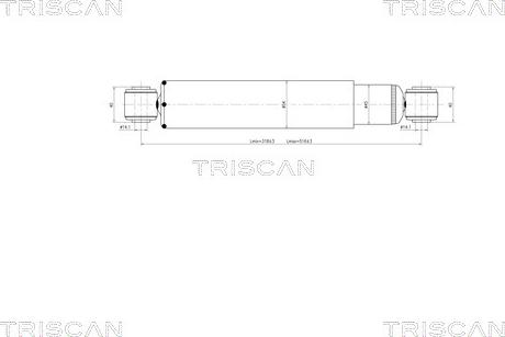Triscan 8705 23202 - Iskunvaimennin inparts.fi