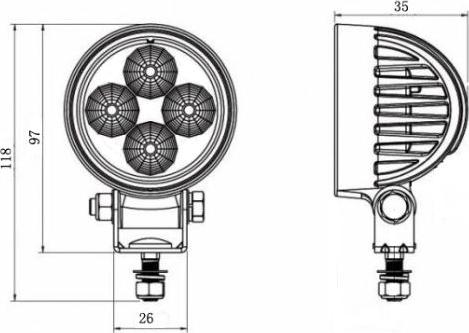 Trucklight WL-UN244 - Työvalo inparts.fi