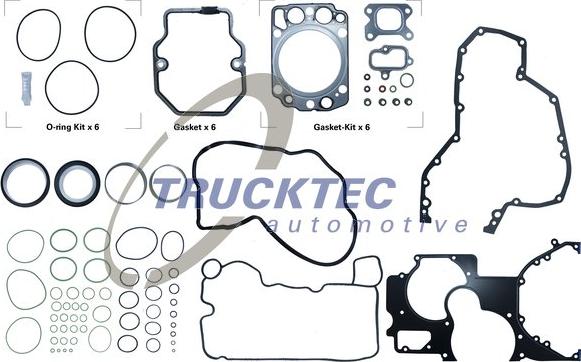 Trucktec Automotive 05.10.031 - Tiivistesarja, sylinterikansi inparts.fi