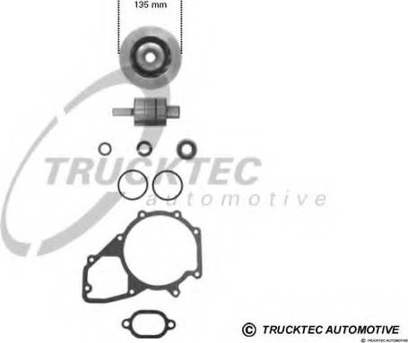 Trucktec Automotive 01.43.235 - Korjaussarja, vesipumppu inparts.fi