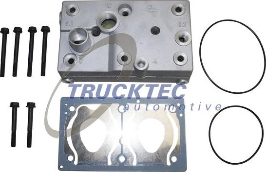 Trucktec Automotive 01.15.187 - Sylinterikansi, paineilmakompressori inparts.fi