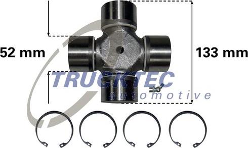 Trucktec Automotive 01.34.011 - Nivel, pitkittäisakseli inparts.fi