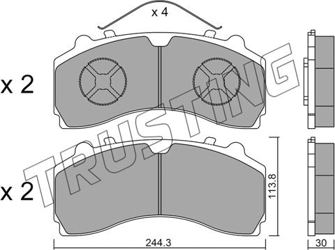 Trucktec Automotive TCV1269 - Jarrupala, levyjarru inparts.fi