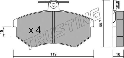 Trusting 151.2 - Jarrupala, levyjarru inparts.fi