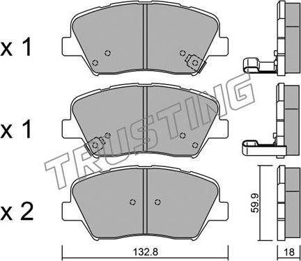 Magneti Marelli 363700202278 - Jarrupala, levyjarru inparts.fi