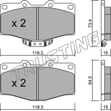 BOSCH 0 986 424 270 - Jarrupala, levyjarru inparts.fi