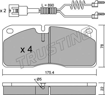 Trusting 278.3W - Jarrupala, levyjarru inparts.fi