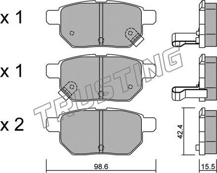 TOYOTA 446647101 - Jarrupala, levyjarru inparts.fi