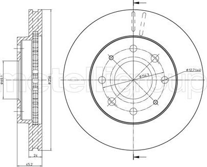 Blue Print ADC44350 - Jarrulevy inparts.fi