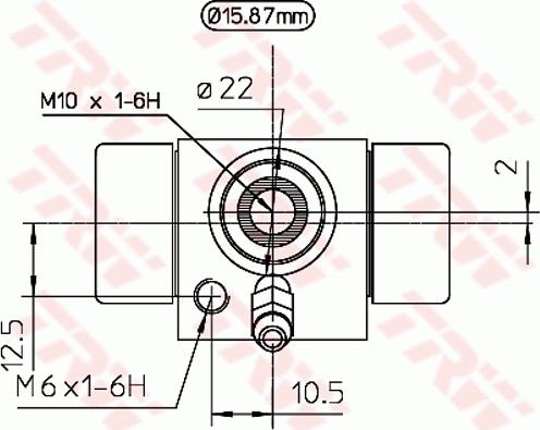 TRW BWB111A - Jarrusylinteri inparts.fi