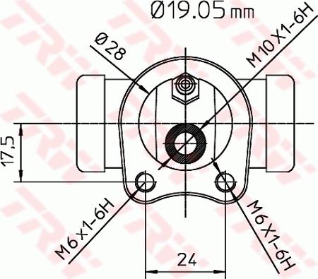 TRW BWD111 - Jarrusylinteri inparts.fi