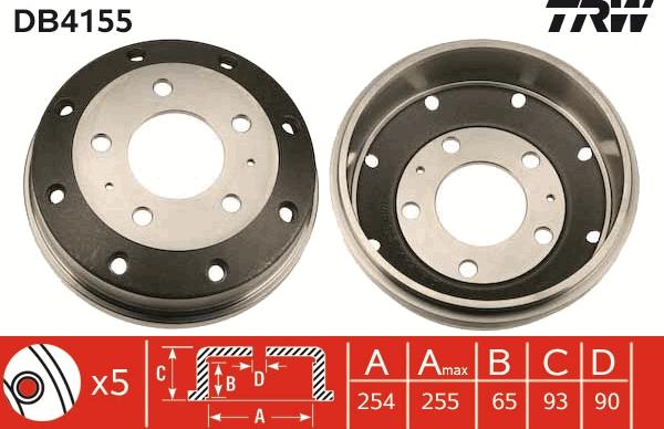 TRW DB4155 - Jarrurumpu inparts.fi