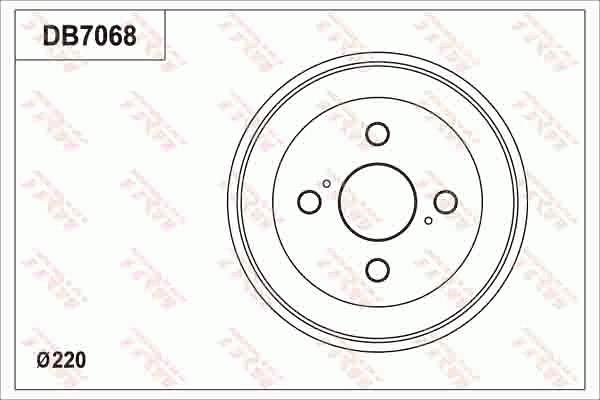 TRW DB7068 - Jarrurumpu inparts.fi