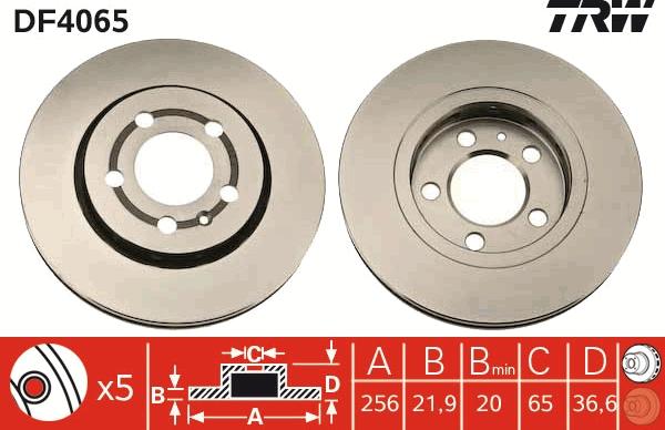 TRW DF4065 - Jarrulevy inparts.fi