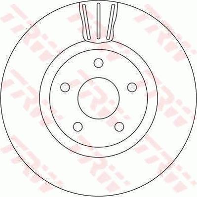 TRW DF4313 - Jarrulevy inparts.fi