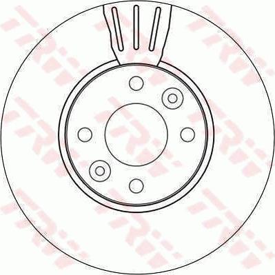 TRW DF4267 - Jarrulevy inparts.fi