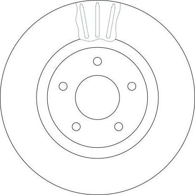 TRW DF4219 - Jarrulevy inparts.fi