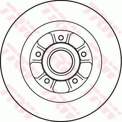 TRW DF4227 - Jarrulevy inparts.fi