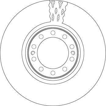 TRW DF5087S - Jarrulevy inparts.fi