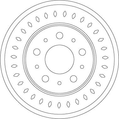 TRW DF6925S - Jarrulevy inparts.fi