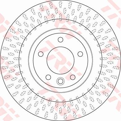 TRW DF6528S - Jarrulevy inparts.fi