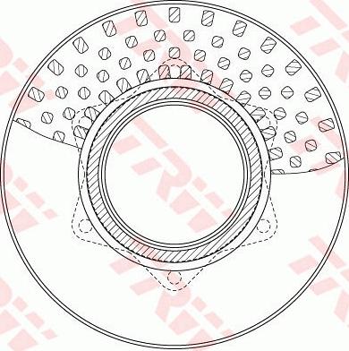 TRW DF6334S - Jarrulevy inparts.fi